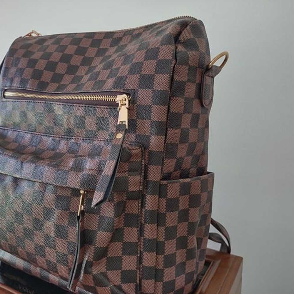 Checkered Backpack - image 3