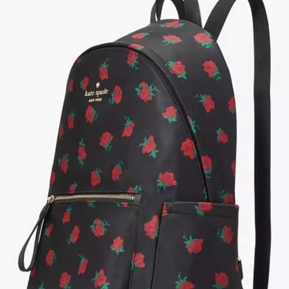 Kate Spade Chelsea Rose Toss Printed Large Backpa… - image 3