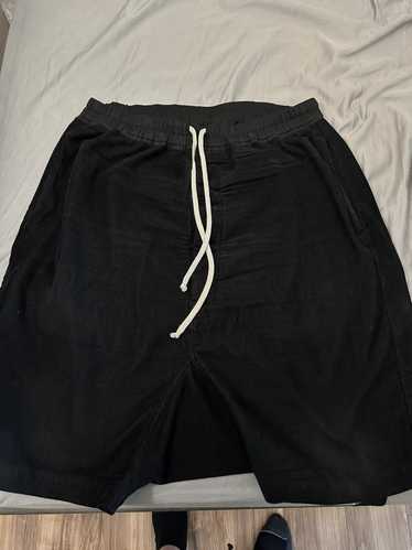 Rick Owens Black Pods Shorts