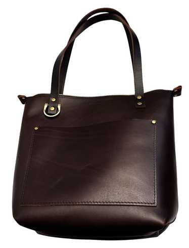 Portland Leather Grizzly Small Zip tote