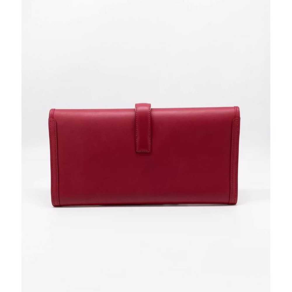 Hermès Jige leather clutch bag - image 2