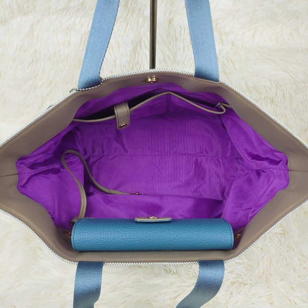 【Excellent Condition】ADMJ Canvas Tote Bag with Cr… - image 11