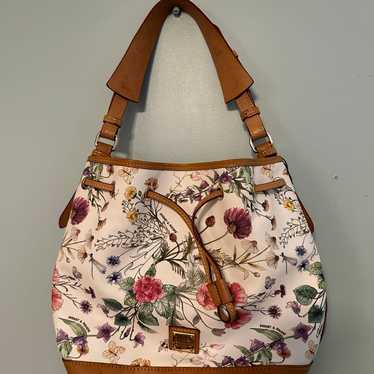 Dooney and bourke botanical bucket bag