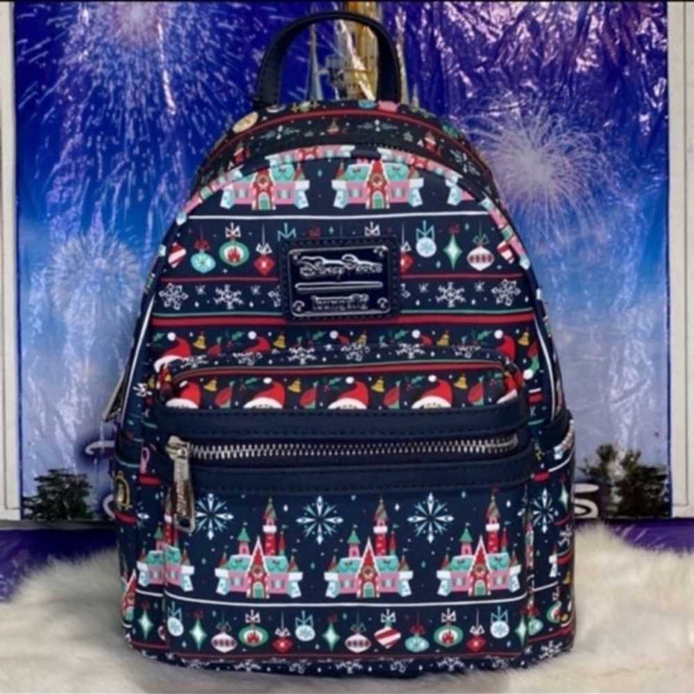 Disney parks Christmas ugly sweater Loungefly min… - image 1