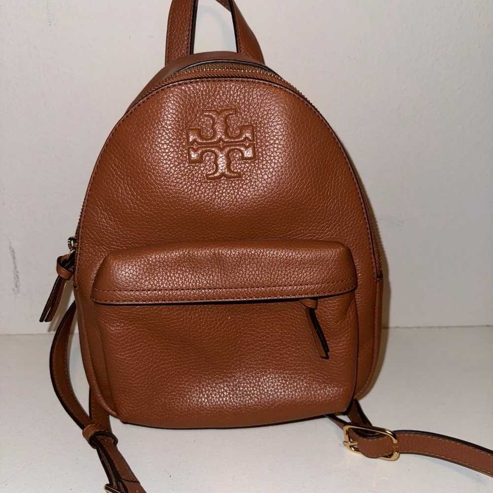 Tory Burch brown backpack - image 1