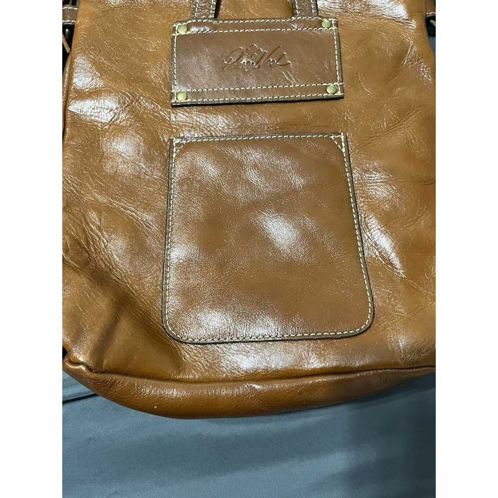 PATRICIA NASH Brown Leather Backpack Crossbody Pu… - image 3