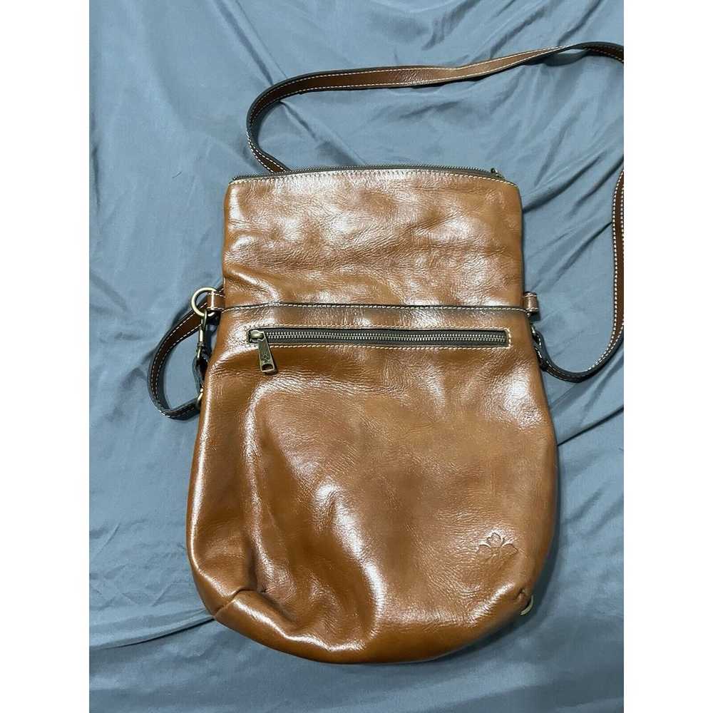 PATRICIA NASH Brown Leather Backpack Crossbody Pu… - image 7