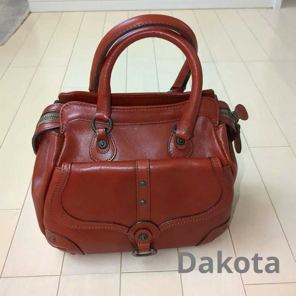 Dakota☆Genuine leather mini Boston style handbag,… - image 1