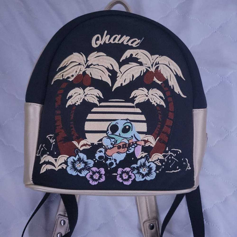 Loungefly Disney Lillo and Stitch Ukelele ohana m… - image 1