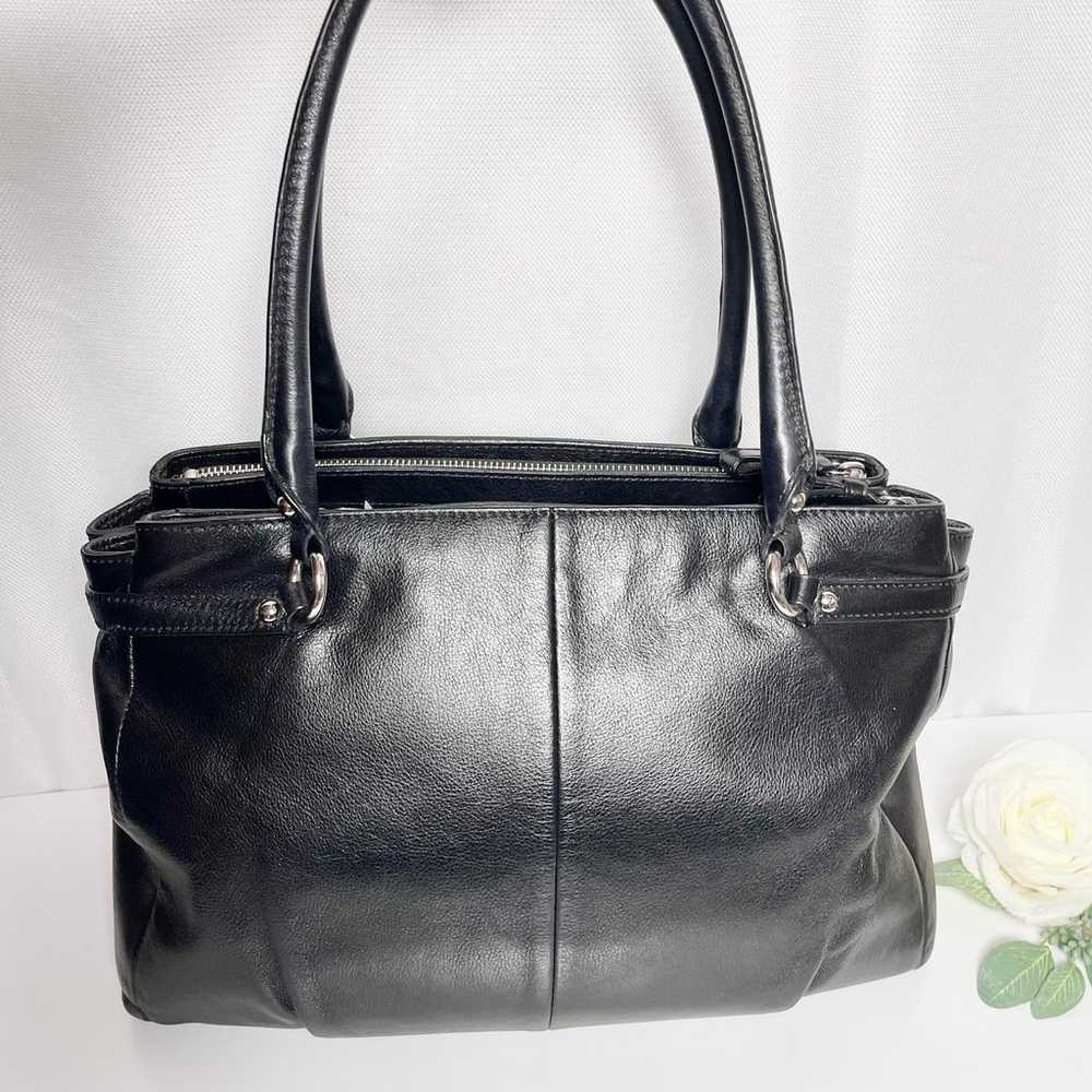 COACH Madison bag Leather Carryall Tote Black - image 3