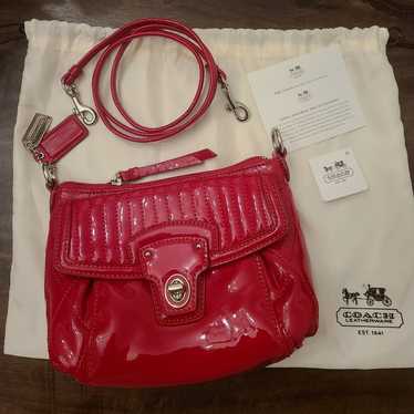 Coach Patent Leather Mini Crossbody Bag - image 1