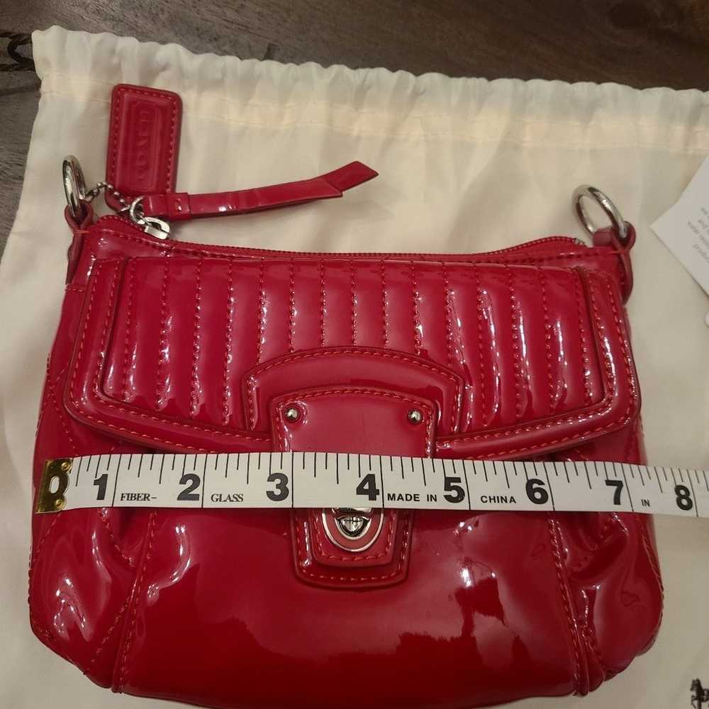 Coach Patent Leather Mini Crossbody Bag - image 6