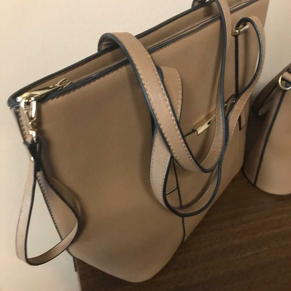 Ladies beautiful brown handbag and purse matching… - image 9