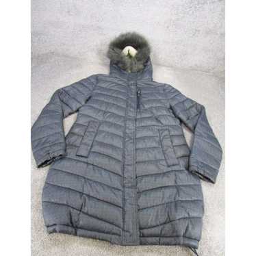 Superdry Women's Cozy gray Ouffer Hoody Parka Jac… - image 1