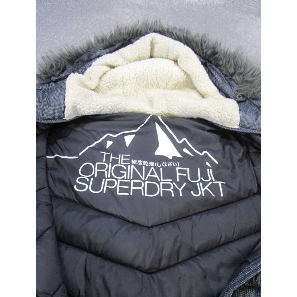 Superdry Women's Cozy gray Ouffer Hoody Parka Jac… - image 6