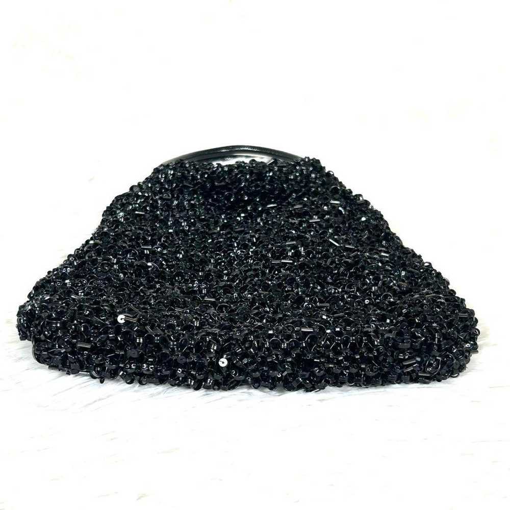 ANTEPRIMA Wire Glitter Enamel Black Round Bag wit… - image 7