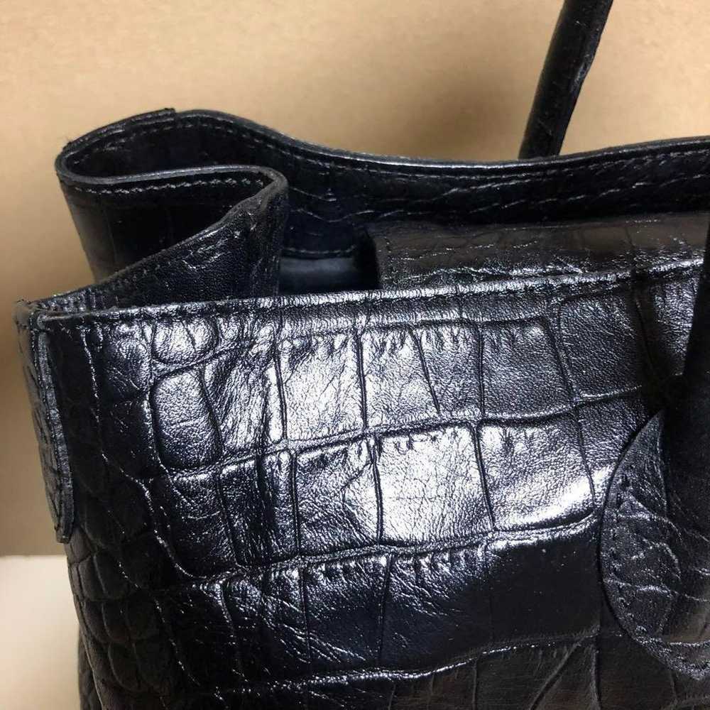 Like-New Cow Leather Genuine Leather Soft Tote Ba… - image 12