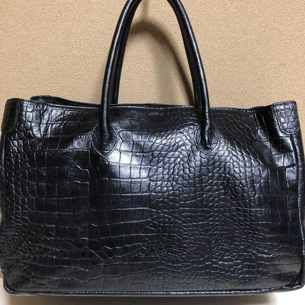 Like-New Cow Leather Genuine Leather Soft Tote Ba… - image 1