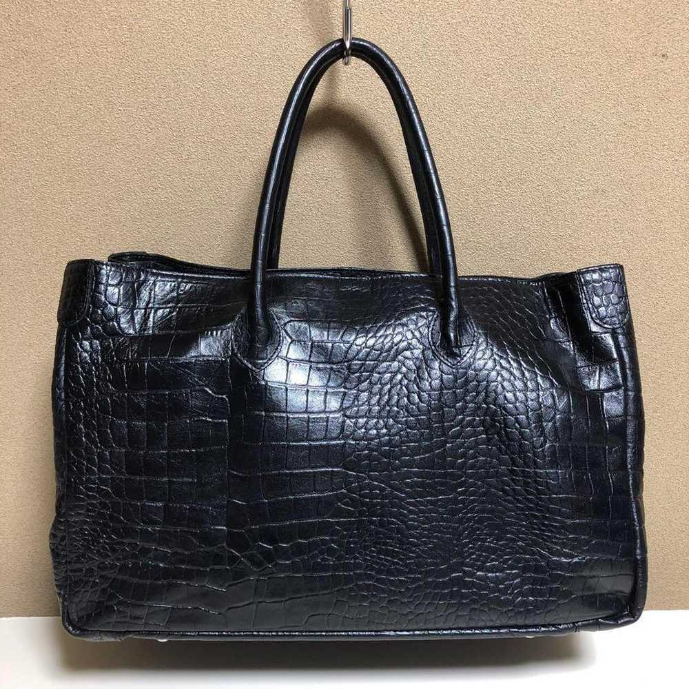 Like-New Cow Leather Genuine Leather Soft Tote Ba… - image 2