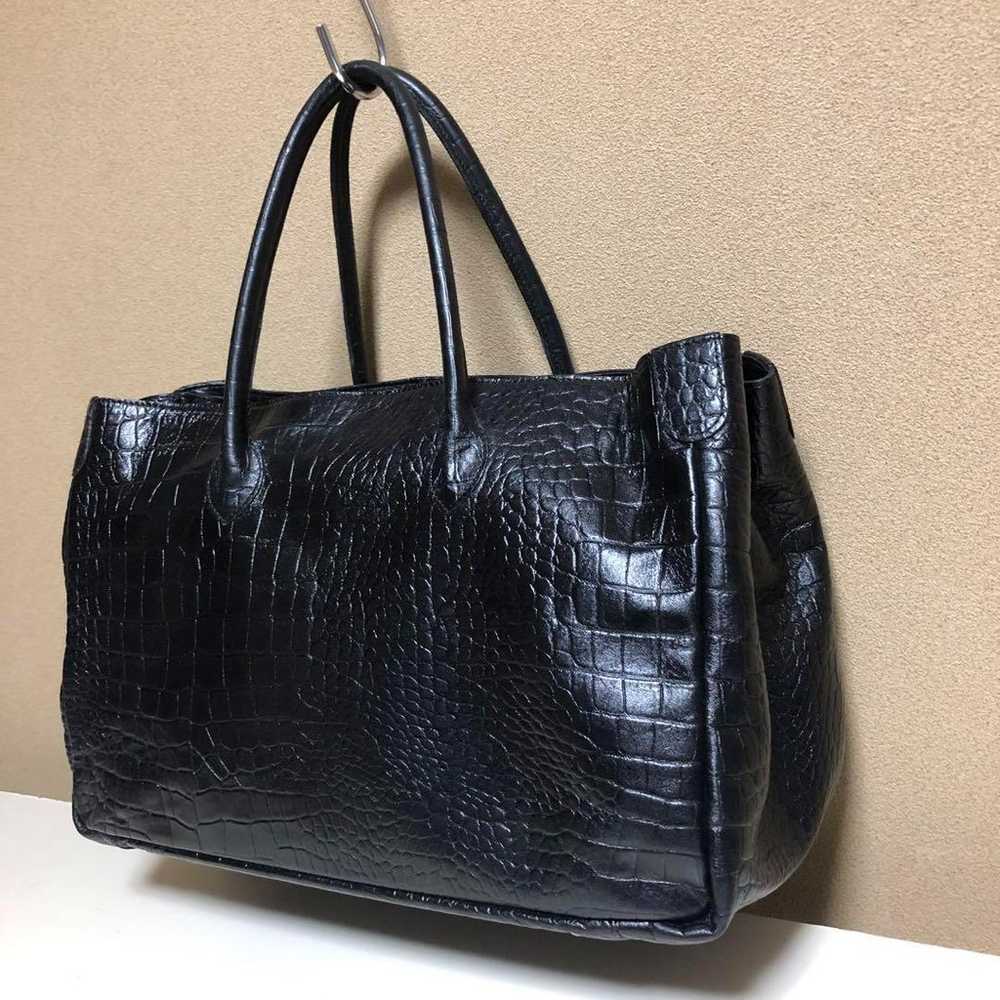 Like-New Cow Leather Genuine Leather Soft Tote Ba… - image 4