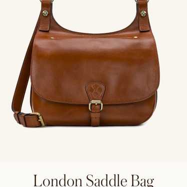 Patrica Nash London Leather Saddle Crossbody Bag P