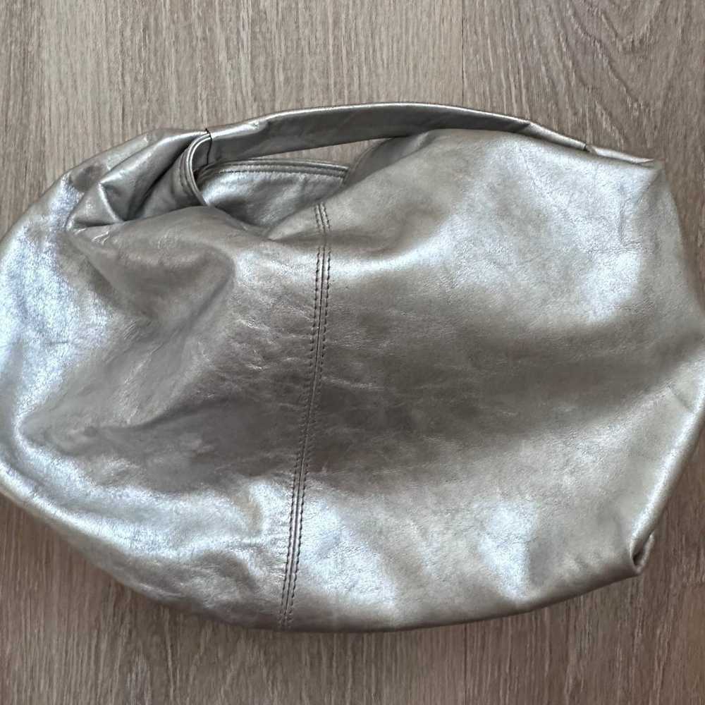 Furla|Small Hobo Handbag/Purse|Silver - image 1