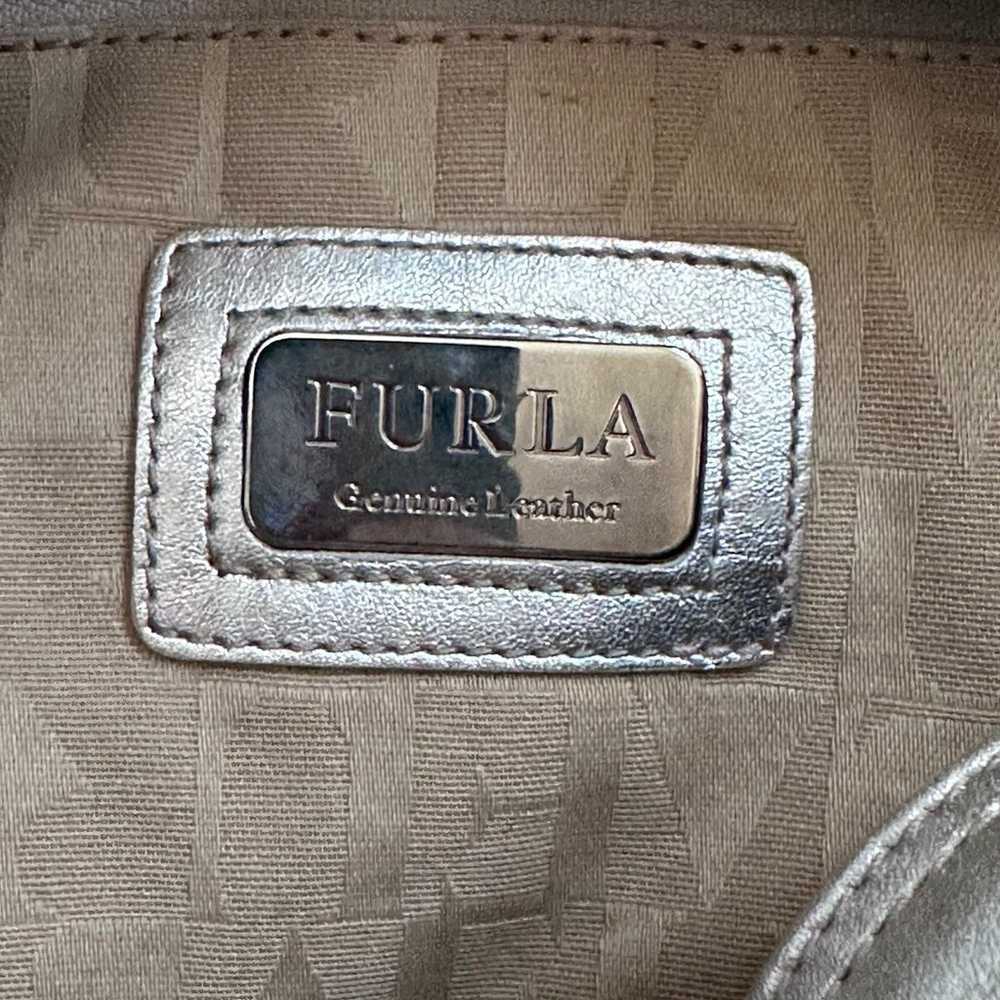 Furla|Small Hobo Handbag/Purse|Silver - image 7