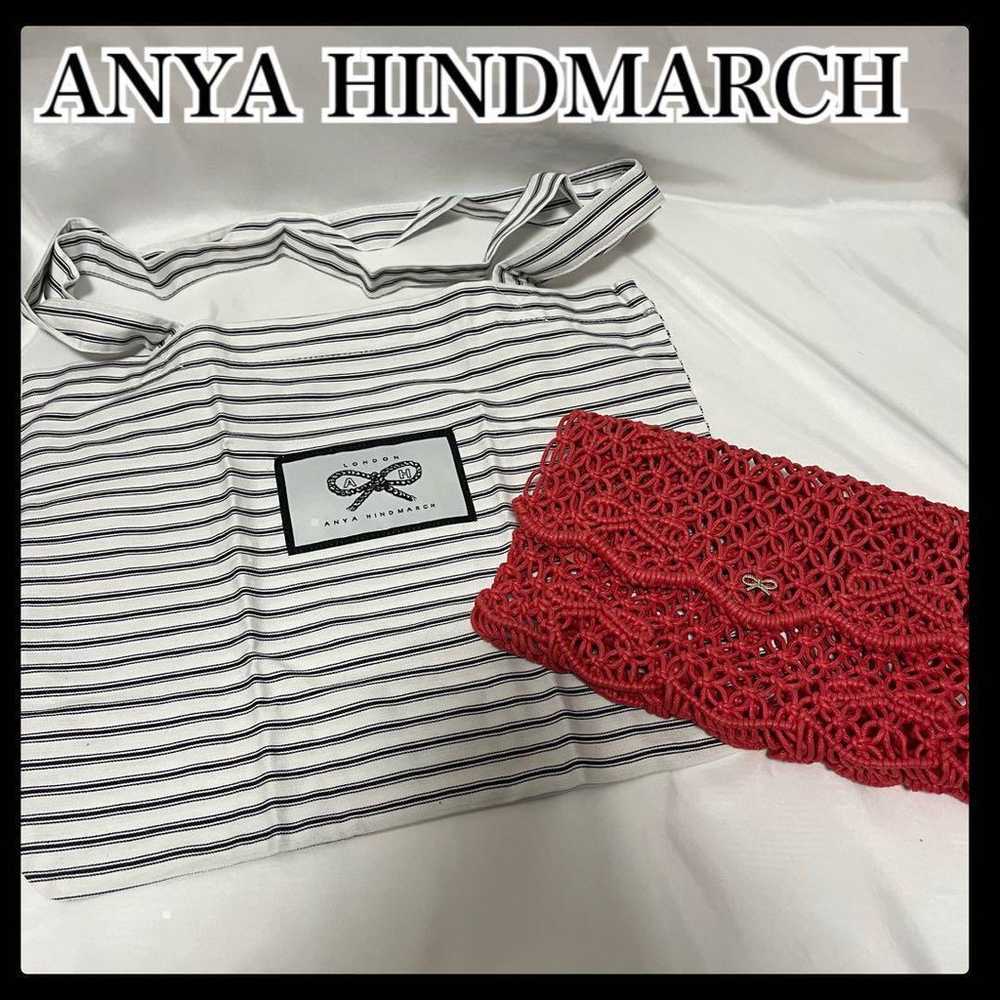 ANYA HINDMARCH tote bag and clutch bag 2-piece se… - image 1