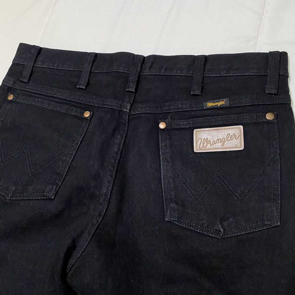 Vintage × Wrangler Black Denim Wrangler Jeans - image 7