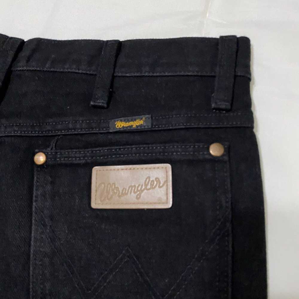 Vintage × Wrangler Black Denim Wrangler Jeans - image 8