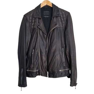 All saints conroy leather jacket oxblood best sale