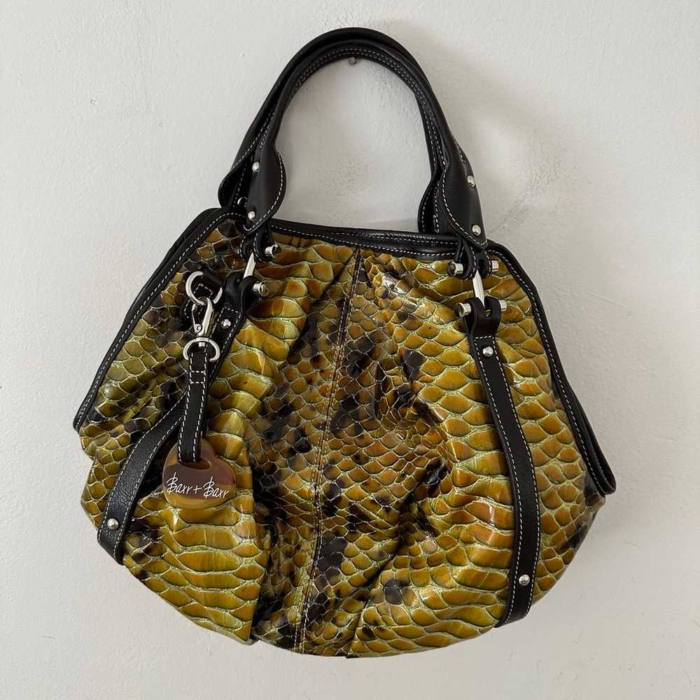 Barr + Barr y2k slouchy saddle bag - image 1