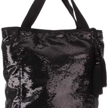 JUICY COUTURE BLACK SEQUIN SABRINA TOTE BAG