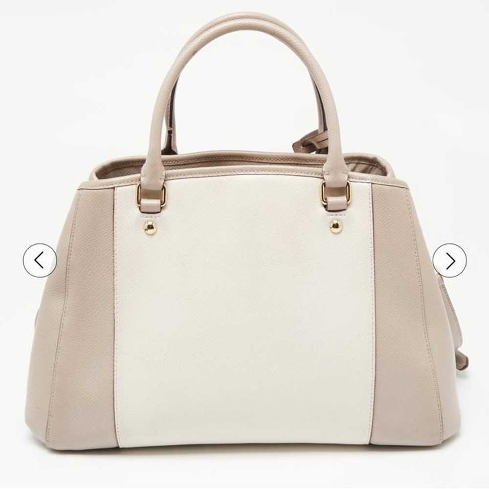 Coach Beige/Vanilla Leather Small Margot Carryall… - image 2