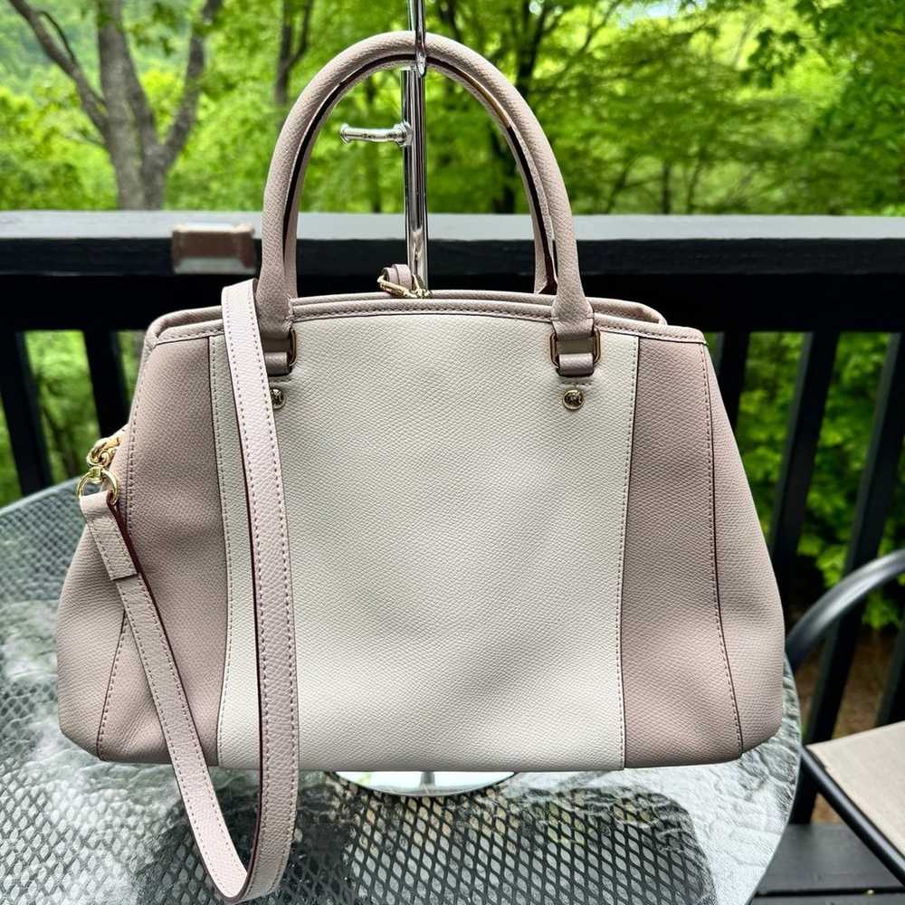 Coach Beige/Vanilla Leather Small Margot Carryall… - image 6