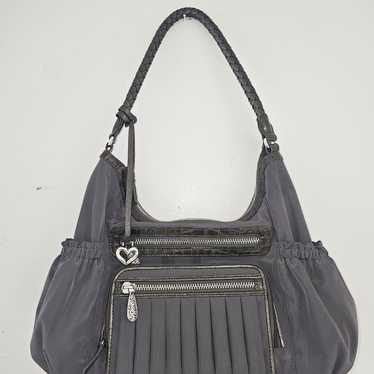 Brighton grey nylon handbag - image 1