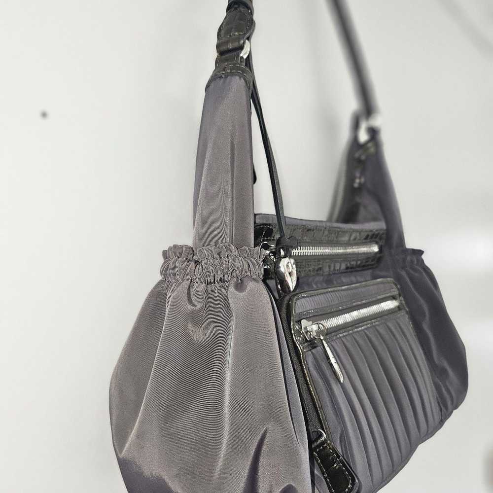 Brighton grey nylon handbag - image 2