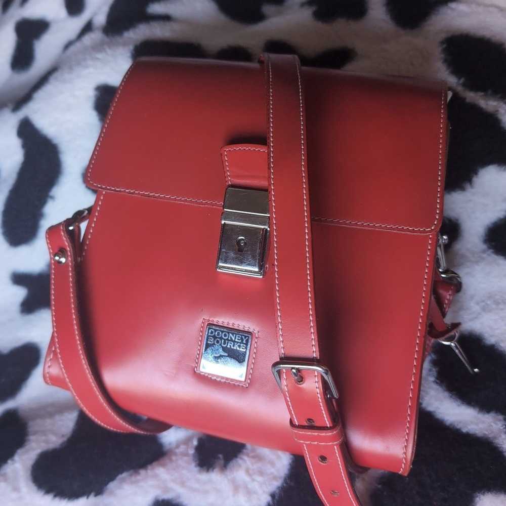 "Dooney & Bourke" Italian, Locking Cross-Body, "T… - image 3