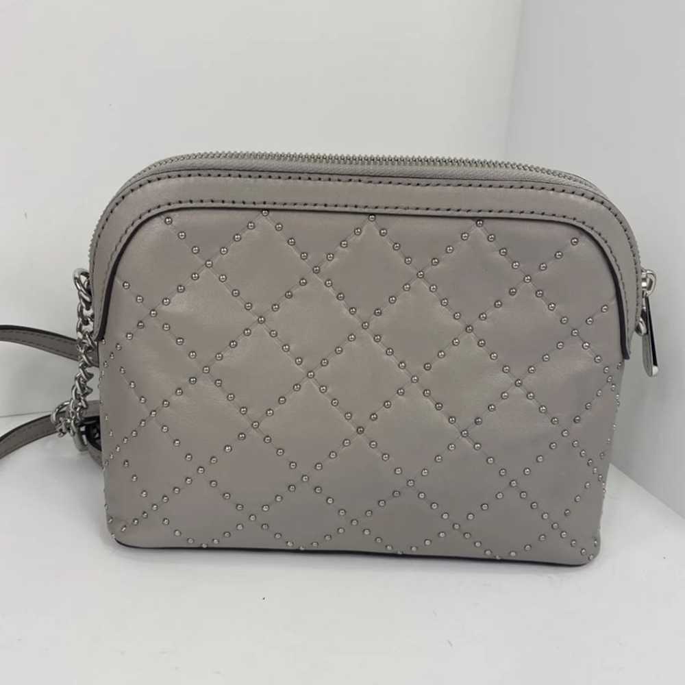 Michael Kors Jet Set Grey Leather Quilted Crossbo… - image 6