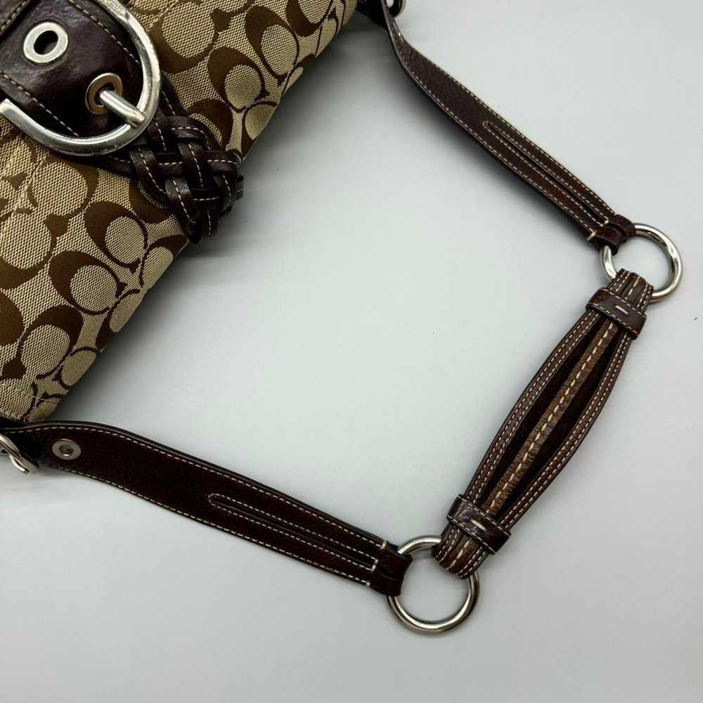 Bag included ✨️ COACH Handbag 6314 Signature Belt… - image 5