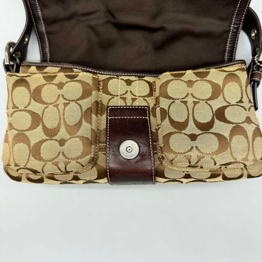 Bag included ✨️ COACH Handbag 6314 Signature Belt… - image 9