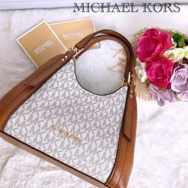 Brand New ☆ MICHAEL KORS Tote Bag with MK Pattern… - image 1