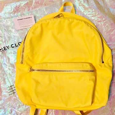 Stoney Clover Lane Classic Nylon Backpack Lemon Y… - image 1