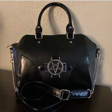 KILLSTAR - Sandra Sabbath Pentagram Goth Handbag … - image 1