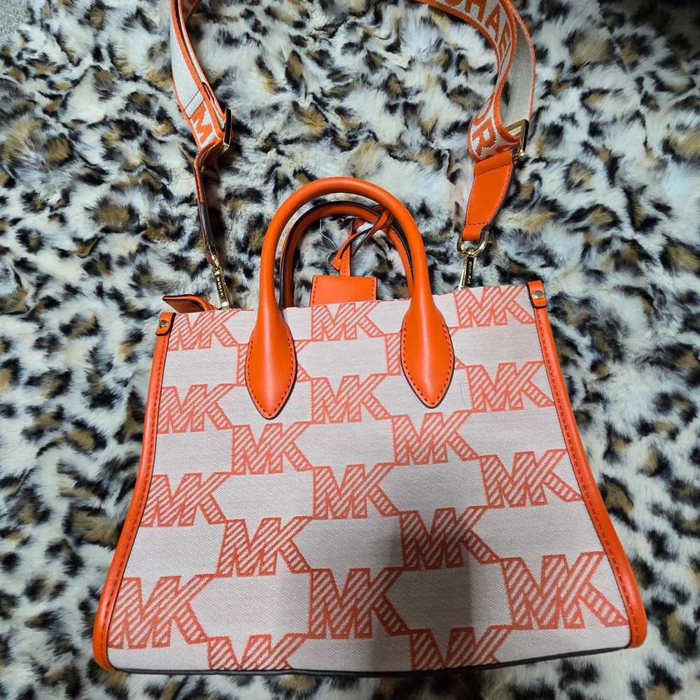 Michael Kors Mirella small logo Jacquard Crossbod… - image 2