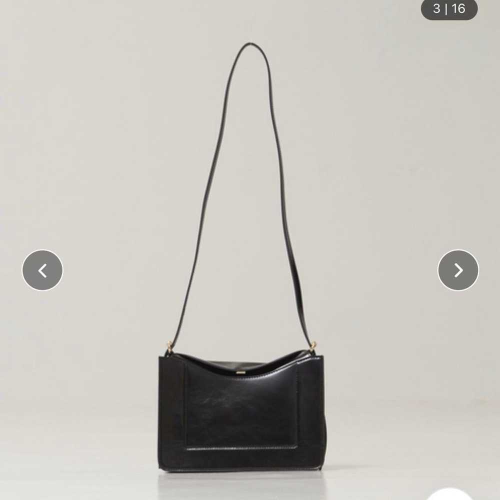 LOWELL things Enamel Leather Flap Shoulder Bag. - image 1