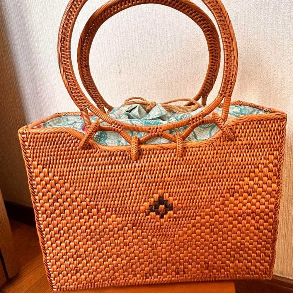 Bali-made Basket Pack‼️With Calico Lining, A4 Siz… - image 1