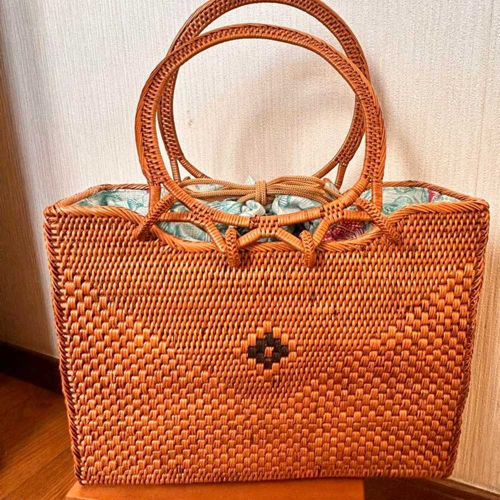 Bali-made Basket Pack‼️With Calico Lining, A4 Siz… - image 2