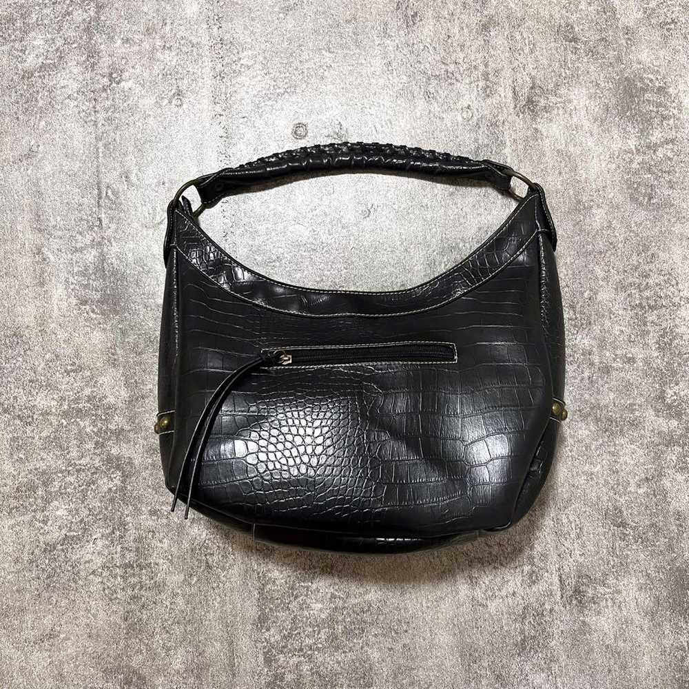 y2k grunge one shoulder bag black - image 7