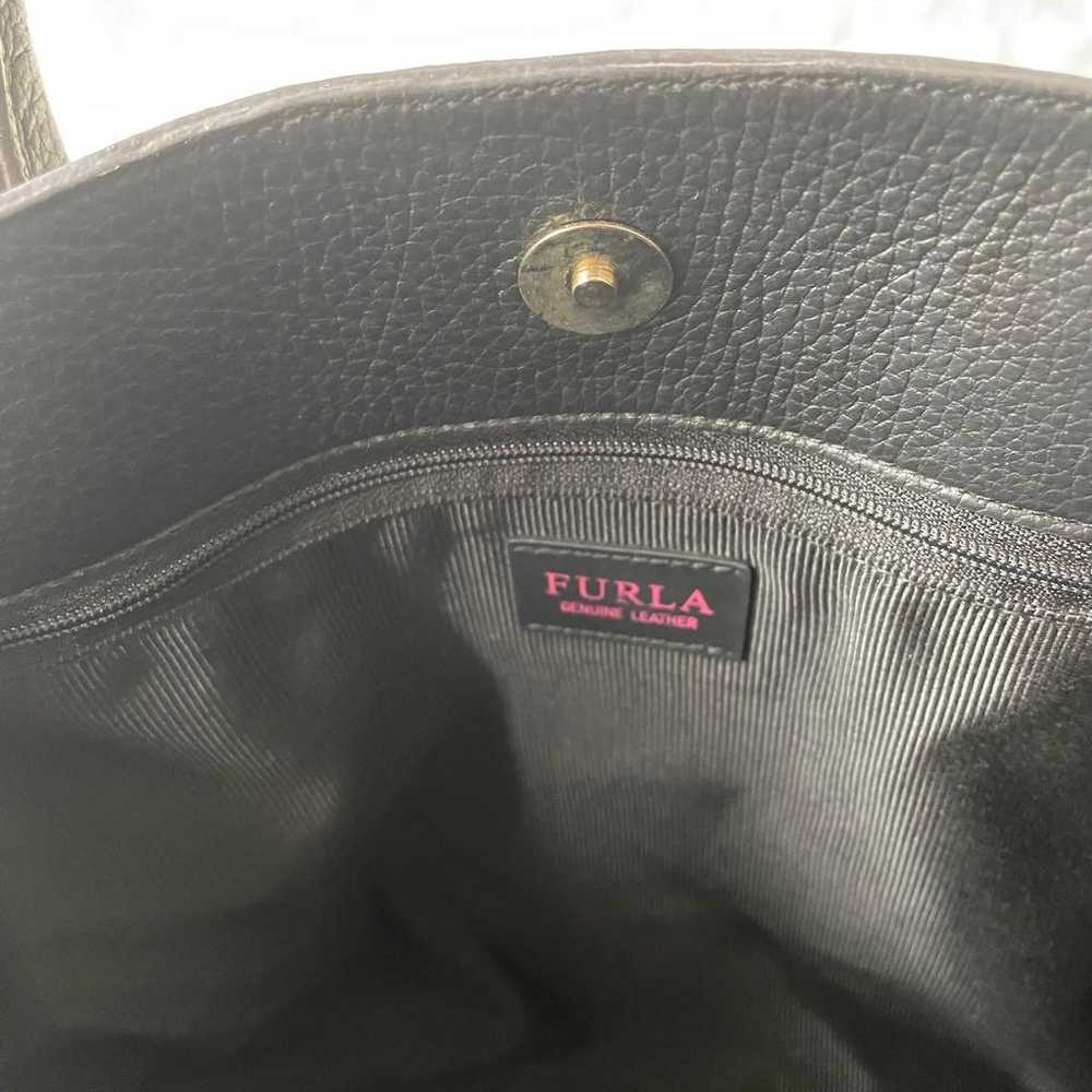 Excellent condition! FURLA Alba tote bag, leather… - image 11